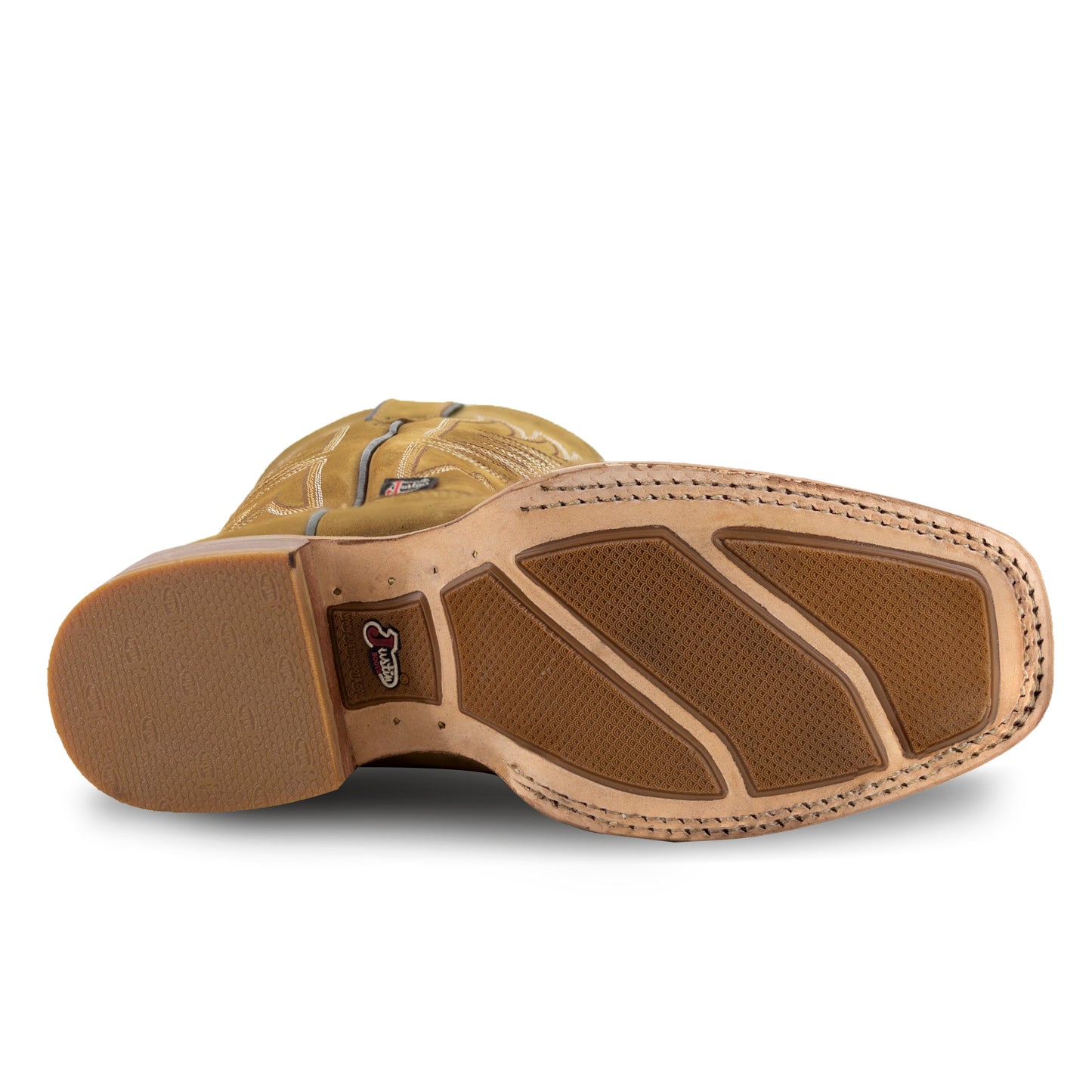 Botas Vaqueras Hombre Piel Kansas Suela Injerto Justin Boots