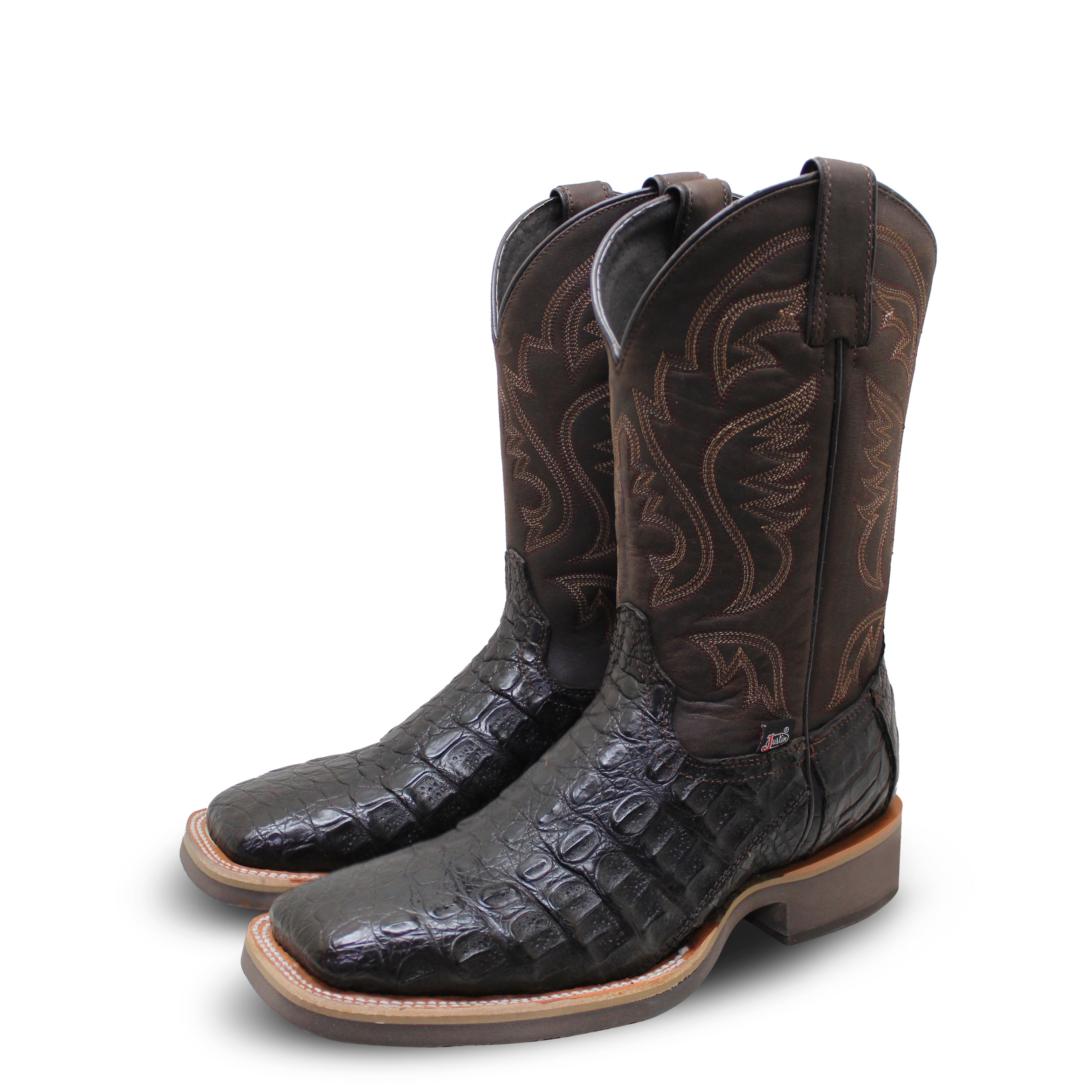 Botas Vaqueras Para Hombre Exoticas De Cocodrilo Justin Boots Outlet Vaquera