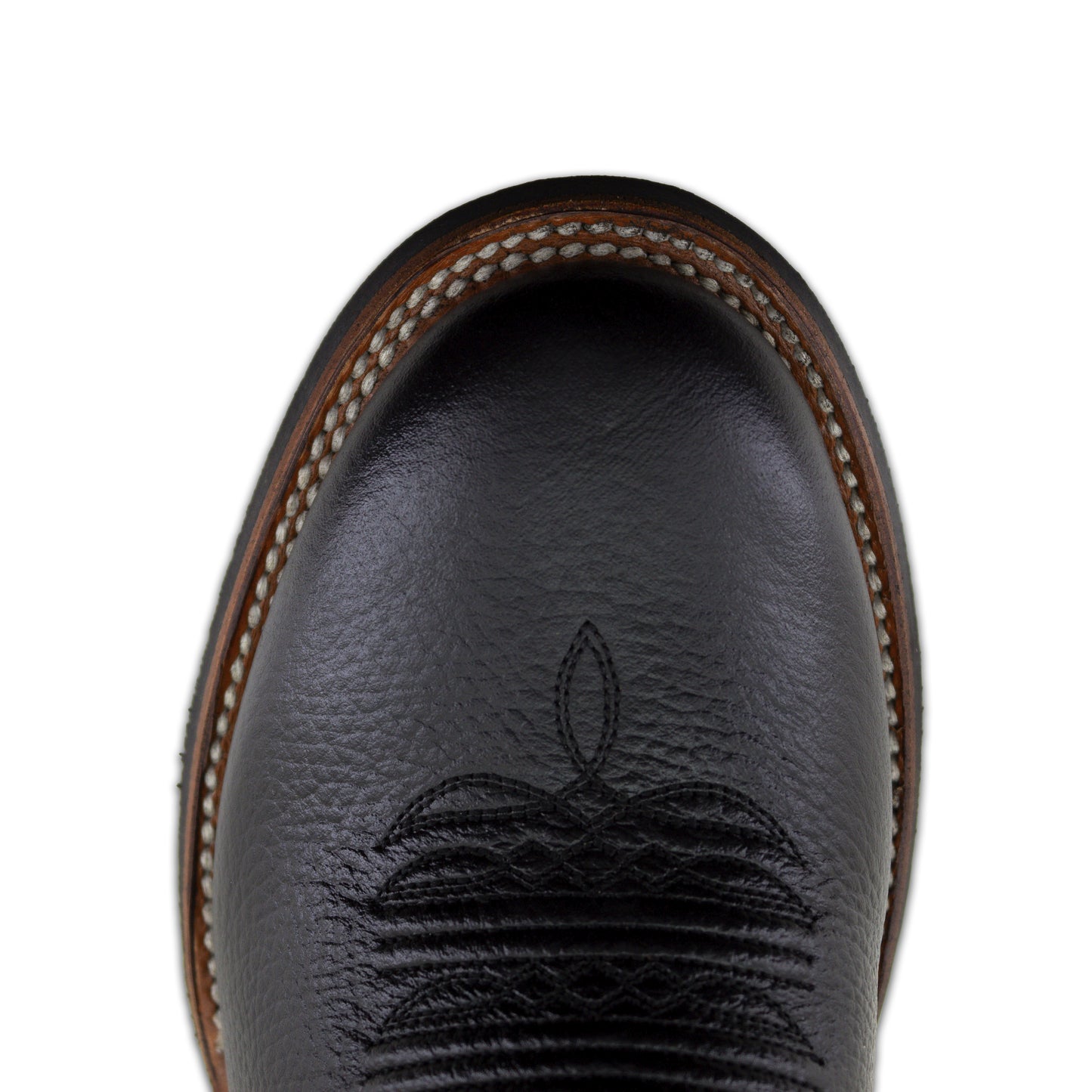 Botas Vaqueras Hombre Negras | Justin Boots Round Toe
