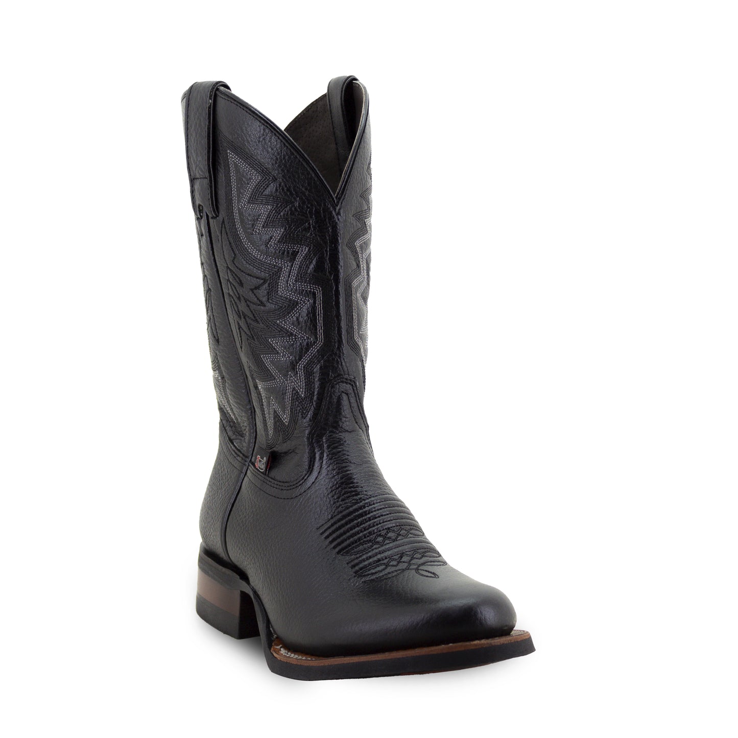 Botas Vaqueras Hombre Negras | Justin Boots Round Toe