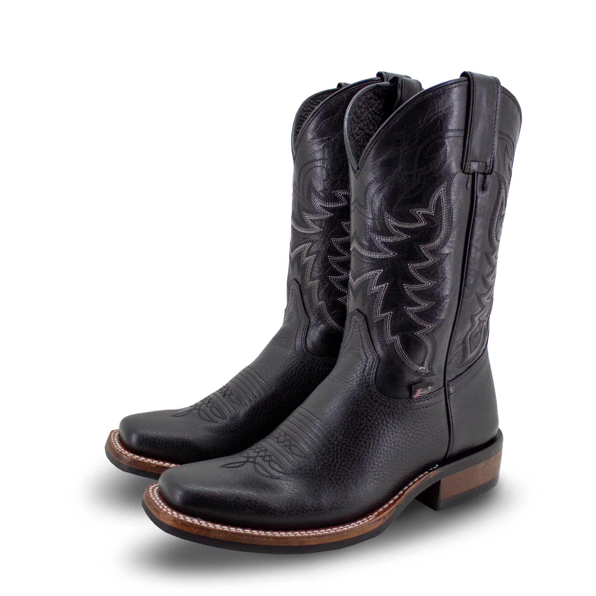 Botas Vaqueras HANK BLACK PREMIUM EDITION - Justin Boots México